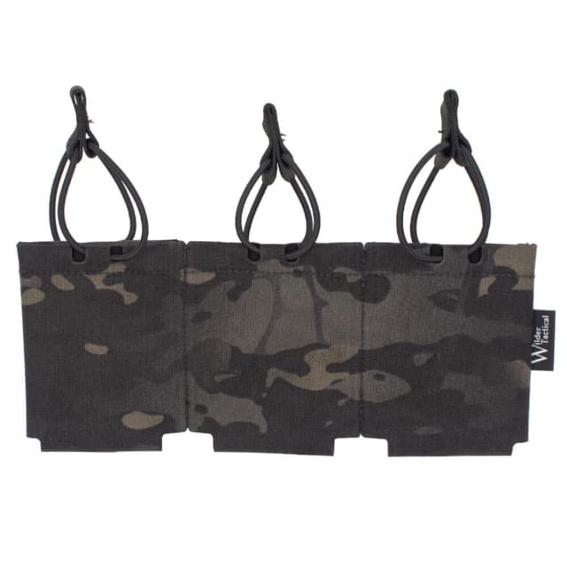 Wilder Tactical HITMAN GEAR SlickMag Triple AR-15 Pocket Placard Fight Light Malice Clips Multicam Black