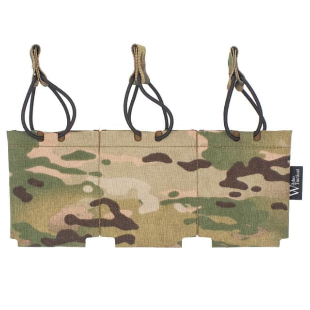 Wilder Tactical HITMAN GEAR SlickMag Triple AR-15 Pocket Placard Fight Light Malice Clips Multicam