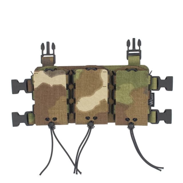 Wilder Tactical HITMAN GEAR Triple Rifle Placard V1 Nemesis Woodland One Size