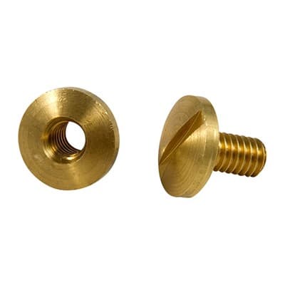 Brownells Quick-Set Latigoa(R) Sling - Latigo Brass Chicago Screws, 2 Pack
