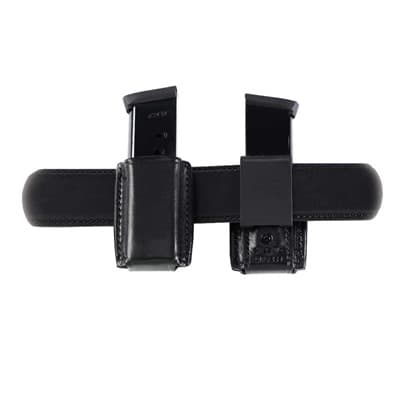 Quick Magazine Carrier - Quick Mag Carrier .40 Staggered Metal Mag-Black