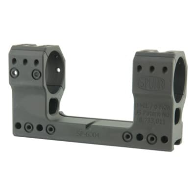 Spuhr No Bubble Level Isms Picatinny Mounts - 36mm 1.89'''' 0 Moa Unimount (No Bubble Level)