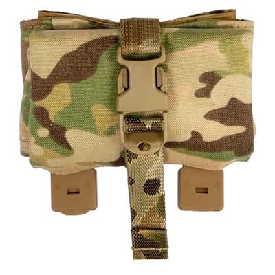 Grey Ghost Gear Roll Up Dump Pouch - Roll Up Dump Pouch Laminate Multicam