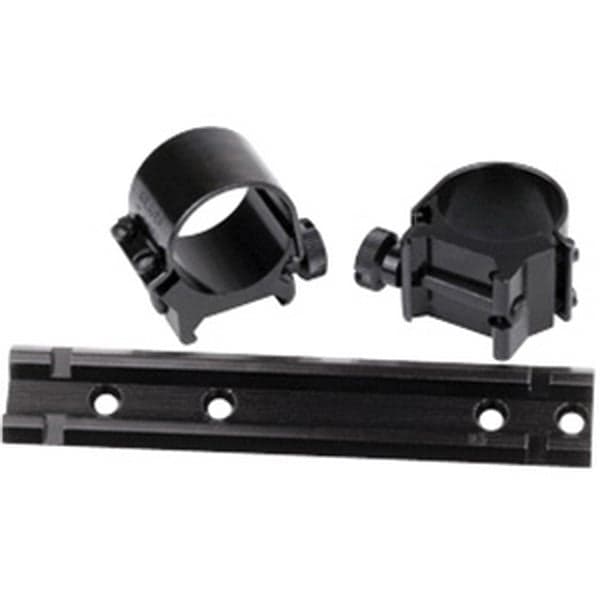 Weaver See-Thru Remington 7400/7600 1" Steel Strap Quick Detachable 2-Piece Lock Mount, Black - 49714
