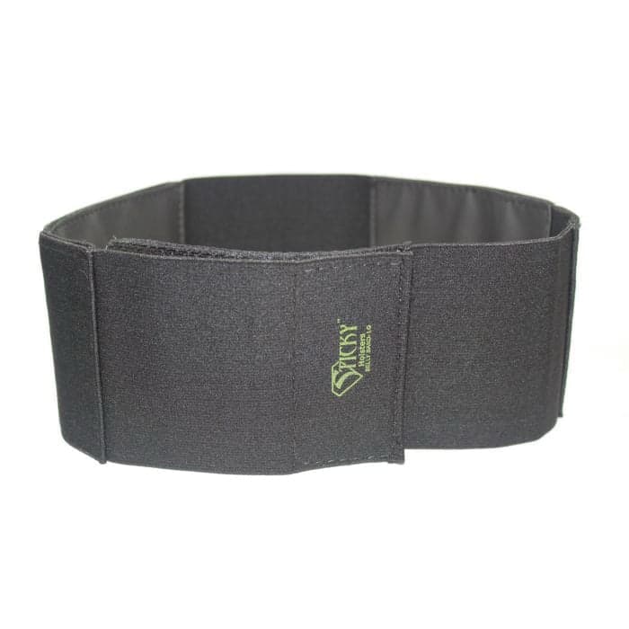 Sticky Holsters Large Concealment Belly Band Sticky Holster, Black - BBLG