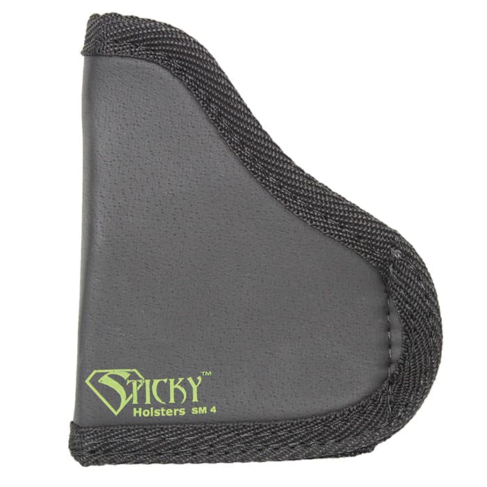 Sticky Holsters Small Ambidextrous Hand Taurus Curve Concealment Holster, Black With Green Logo - Sm4