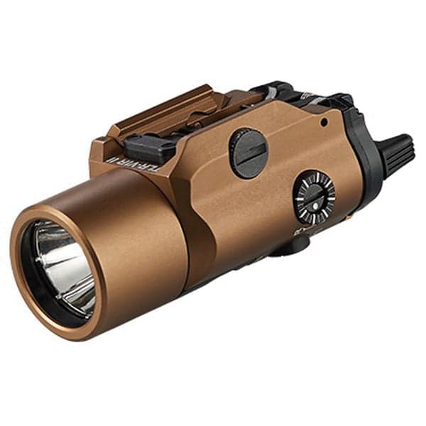 Streamlight TLR-VIR II 300 lm LED Waterproof Weapon Light w/ Infrared LED/Laser, Coyote Brown - 69191