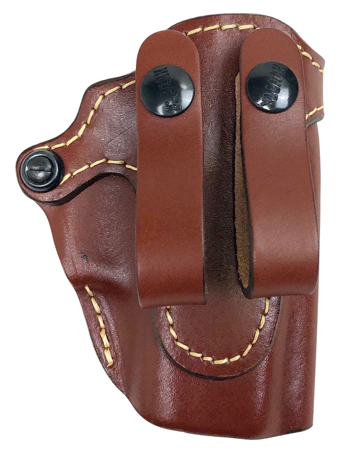 Hunter Company Pro-Hide Right Hand Glock 42 Inside-The-Waistband Open Top Holster, Brown - 470042