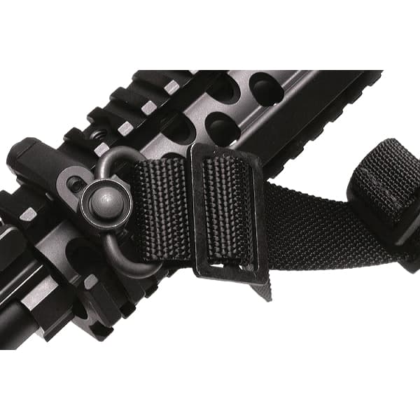 Wilson Combat 1.25" Quick Detach Heavy-Duty Sling Swivel, Black - TRQDBSS