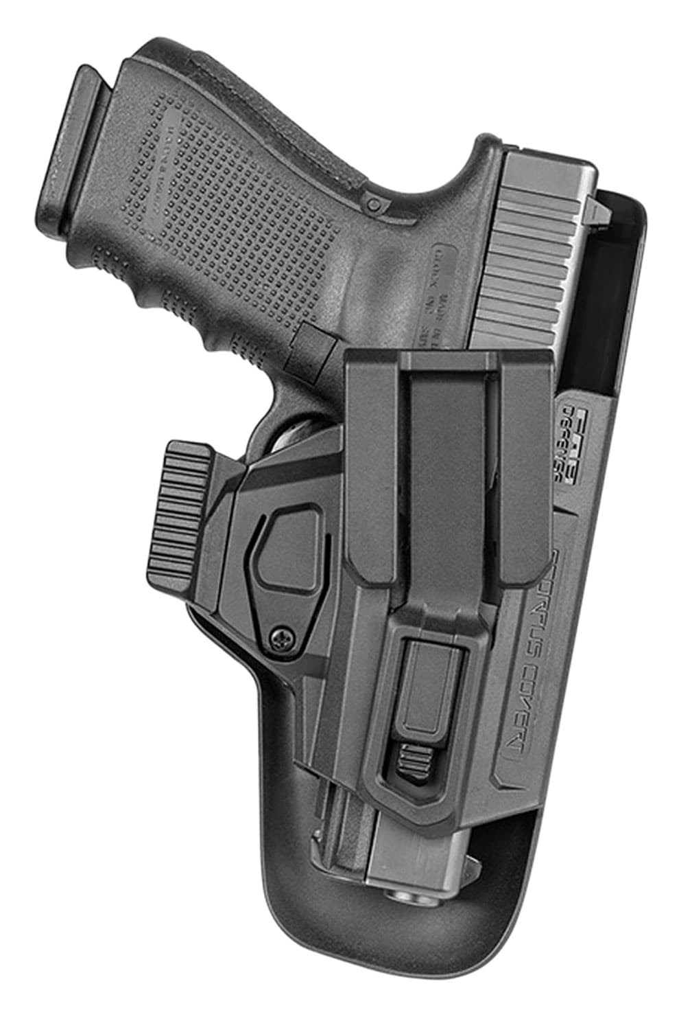 Fab Defense Scorpus Covert Right Hand Glock 17/19/22/23/26 Inside-The-Waistband Holster, Black - SC-CG9B