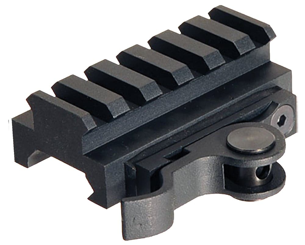 Aim Shot AR Aluminum 1-Piece Quick Release Picatinny Rail Mount, Black - MT61172