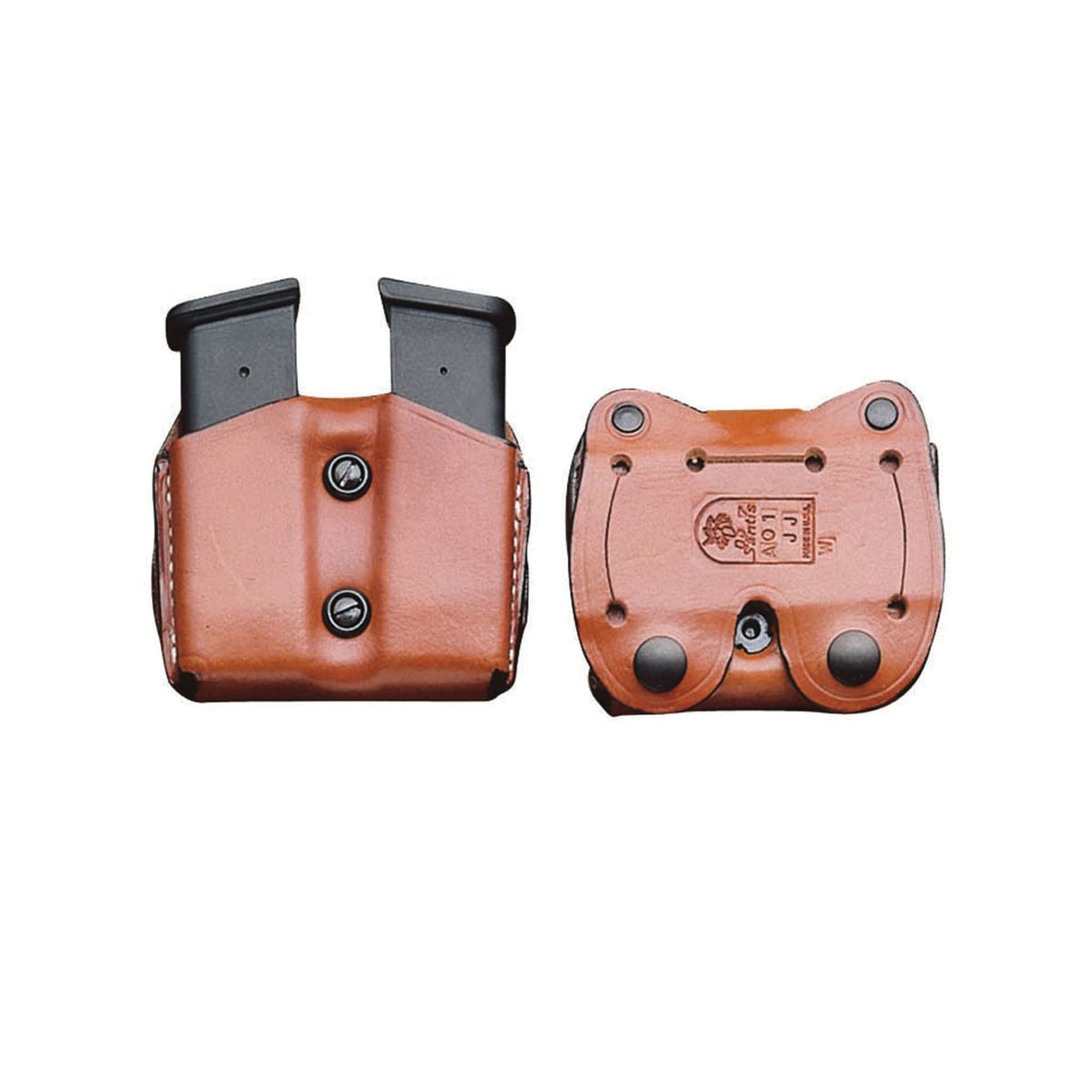 DeSantis Gunhide A01 Double Magazine Pouch, Black - A01BJJJZ0