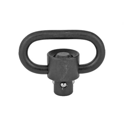 Bravo Company QD Heavy Duty Sling Swivel w/ Flush Plunger, Black - BCM-QDSS-2