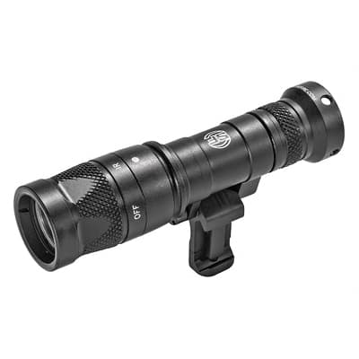 SureFire 340V Scout Pro LED 250 Lumen White/IR Flashlight With Picatinny Mount And Z68 Tailcap, Black - M340V-BK-PRO