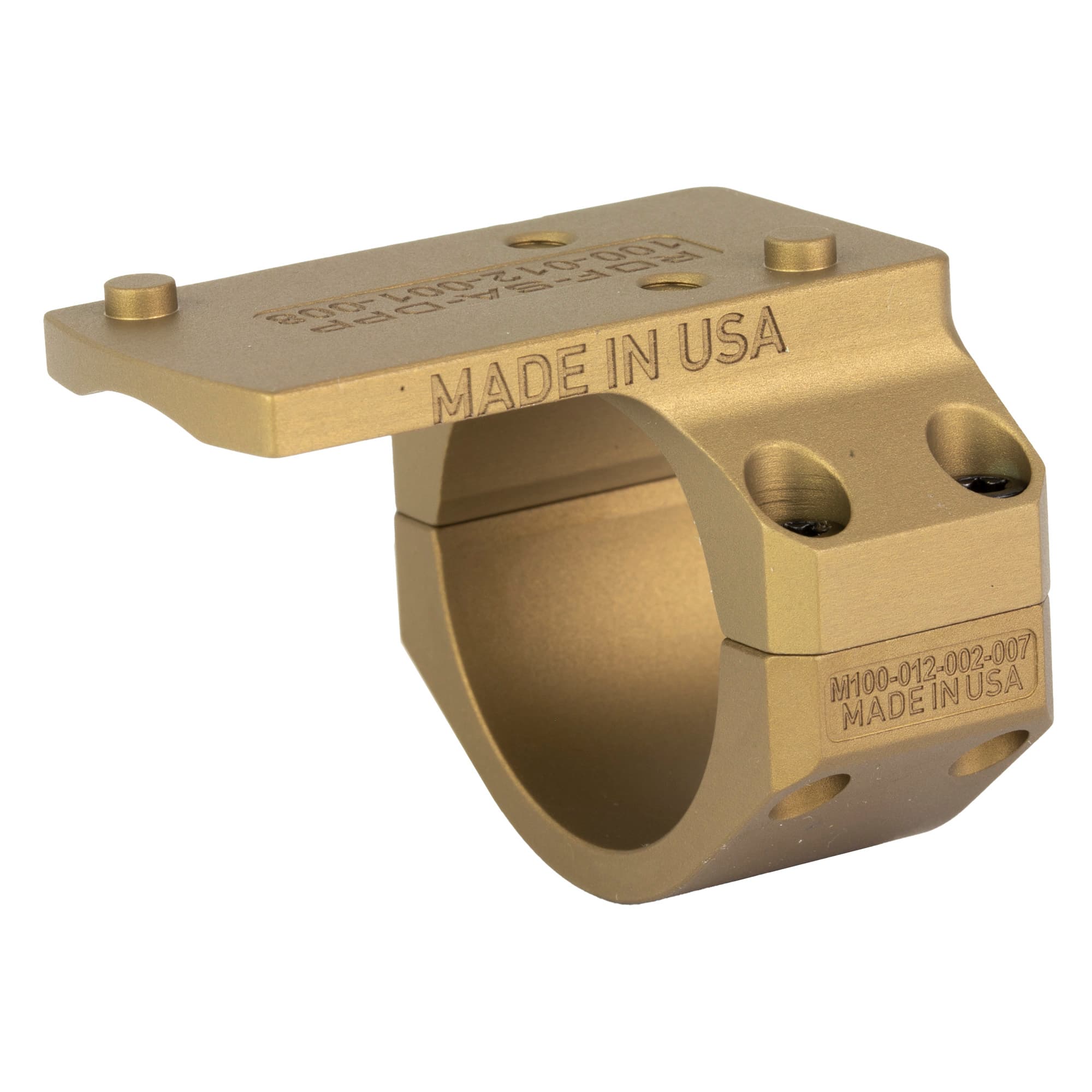 Reptilia Rof-Sar, Mount,for Leupold Delta Point Pro, Fits 30mm Optic, Anodized, Flat Dark Earth